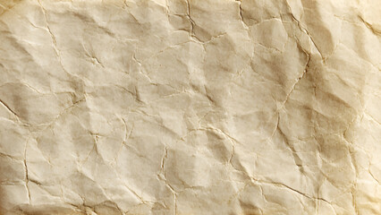 Old paper vintage texture surface for background. Recycle pale brown paper crumpled texture, Cream color recycled kraft paper texture blank with copy space for text. Vector art