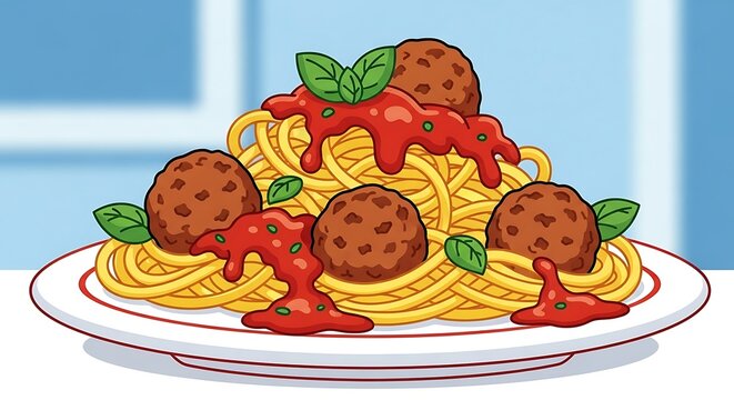 Spaghetti With Meatballs.
