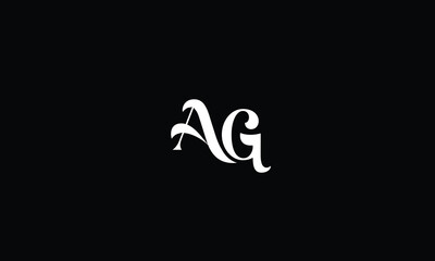 AG,GA,A,G,G,A abstract, letters, logo, monogram, style, symbols, ambitions, icons, 
