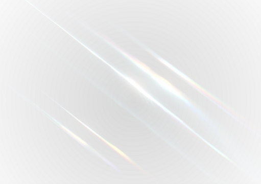 PNG glowing rainbow prism with crystal sparkle transparent light reflection shine and magical bright overlay