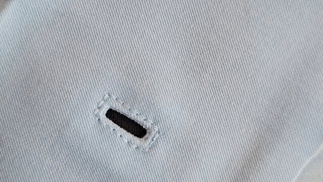 Seam whispers of hidden narratives in buttonhole labyrinth, encapsulating Fabric Day's tactile poetry and Sewing Machine Jubilee - Powered by Adobe