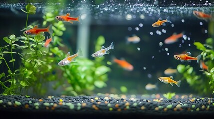 fish in aquarium