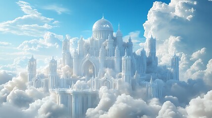 clouds over the city