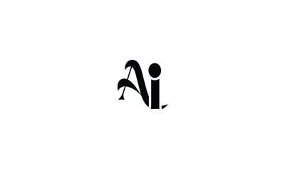 AI,IA,A,I,I,A abstract, letters, logo, monogram, style, symbols, ambitions, icons, 

