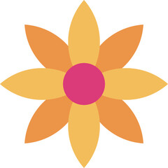 abstract flower vector