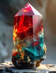 Radiant crystal prism