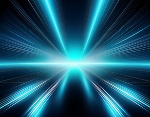 Dive into a stunning futuristic world with vibrant glowing blue light trails, perfect for adding a modern, technological edge to your creative projects