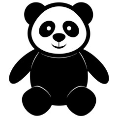  vector-silhouette-of-a-toy-panda
