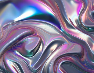 Explore the mesmerizing fluidity of this stunning iridescent texture, perfect for adding a touch of modern elegance and dynamic flair to your designs and projects