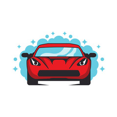 car wash abstract logo modern style