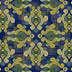 blue hijab design with batik flower motif (08).