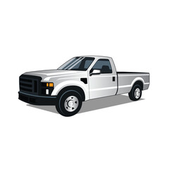 Pickup truck abstract logo modern style © Radovani