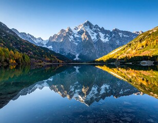 Fototapeta premium lake in the mountains
