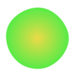 Gradient blur round shape, Blob, abstract colorful sphere, abstract shape,blur effect, Green, Yellow