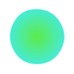 Gradient blur round shape,abstract colorful sphere, abstract shape,blur effect, Green, Yellow