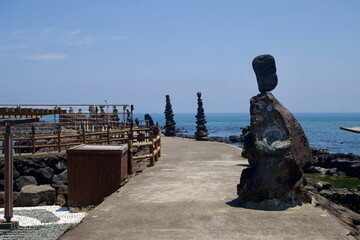 Stone Stacks beside the Promenade