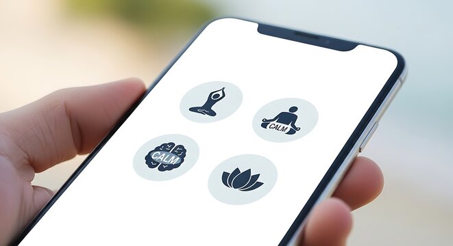 Mindfulness Mobile App Interface Design.