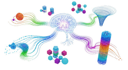 Artificial intelligence connection network for processing data and innovation future