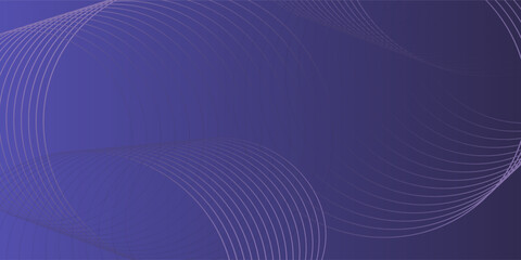 Abstract blue glowing geometric lines on dark blue background. Modern shiny blue circle lines pattern. Futuristic technology concept. Suit for cover, poster,