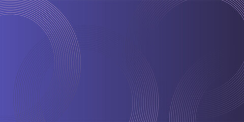 Abstract blue glowing geometric lines on dark blue background. Modern shiny blue circle lines pattern. Futuristic technology concept. Suit for cover, poster,