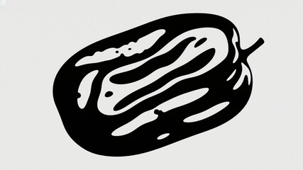 Silhouette of a Jujube