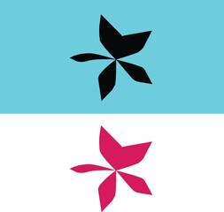 Abstract flower design for your business