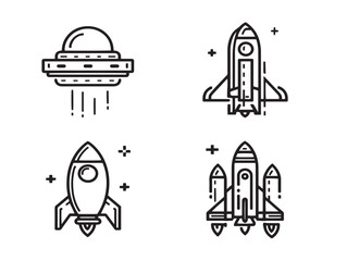 Creative Space Symbols for High-Tech Presentations