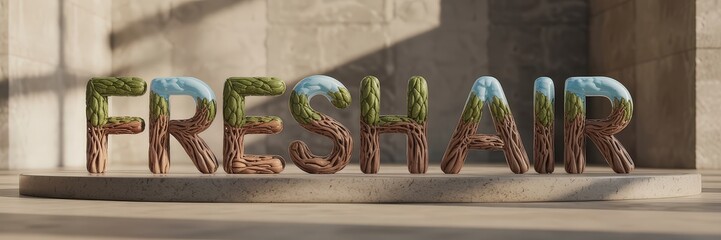 Fresh Air Sculpture in Urban Gallery