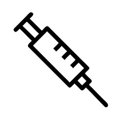 Syringe vector illustration medical icon design for web and technology use