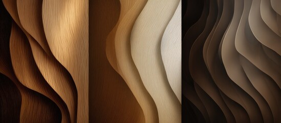 Abstract Wood Paneling