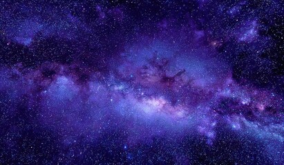 Fototapeta premium Deep space vista of vibrant nebulae and stars
