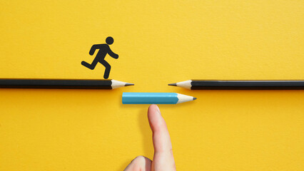 Mentoring and career support concept. Professional Development with terms such as learning, coaching, practice and consultation