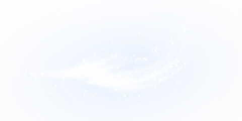 Dynamic Sparkling White Whirlwind on a Vibrant Blue Background A Festive PNG Overlay for Creative Projects