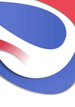 Modern background design with a combination of white, blue and red vector illustration