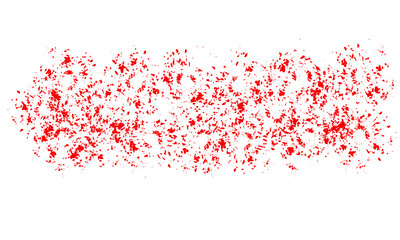 Abstract red bokeh lights glowing festive background with dark accents and sparkling effects for celebration isolated on transparent background