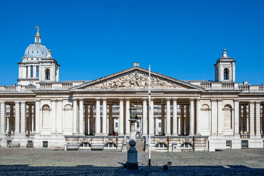 Neoclassical buildings of the Old Royal Naval College, Greenwich, London, United Kingdom