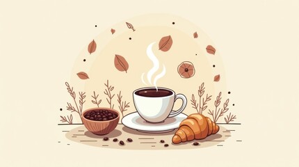 cup of coffee with heart