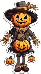 halloween pumpkin with a pumpkin