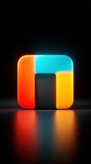 Colorful geometric shape design