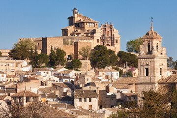 Obraz premium Caravaca de la Cruz historic town from viewpoint. Murcia, Spain