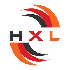 HXL letter design. HXL letter technology logo design. HXL Monogram logo design for an entrepreneur and business.