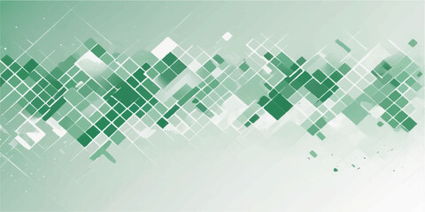 Abstract technology background with digital blue and green lines for futuristic business design and data concept vector illustration