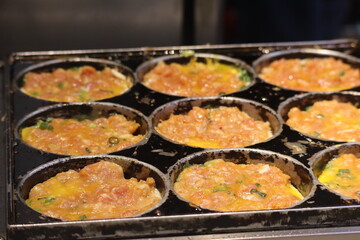 appetizing street food in Guangzhou being prepared