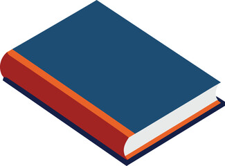 Hardcover book mockup vector illustration top angle scalable graphic for design projects