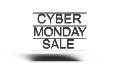 Cyber monday sale text font sign decoration ornament sale cyber monday marketing retail shopping business discount offer price store retail promotion event object cyber monday sale advertisement promo