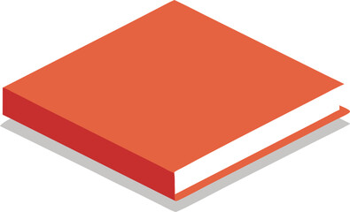 Minimal square book mockup flat lay vector illustration scalable eps graphic design