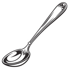 spoon isolated on white background