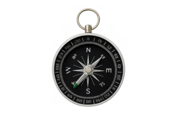 Compass providing navigation direction and exploration guidance