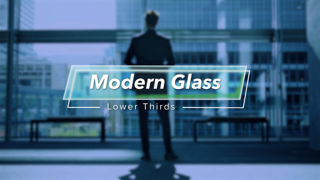 Modern Glass Lower Thirds 05