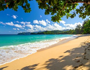Tropical beach scene (7)
